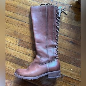 Sofft Sharnell Lace-Up Knee-high Riding Boots